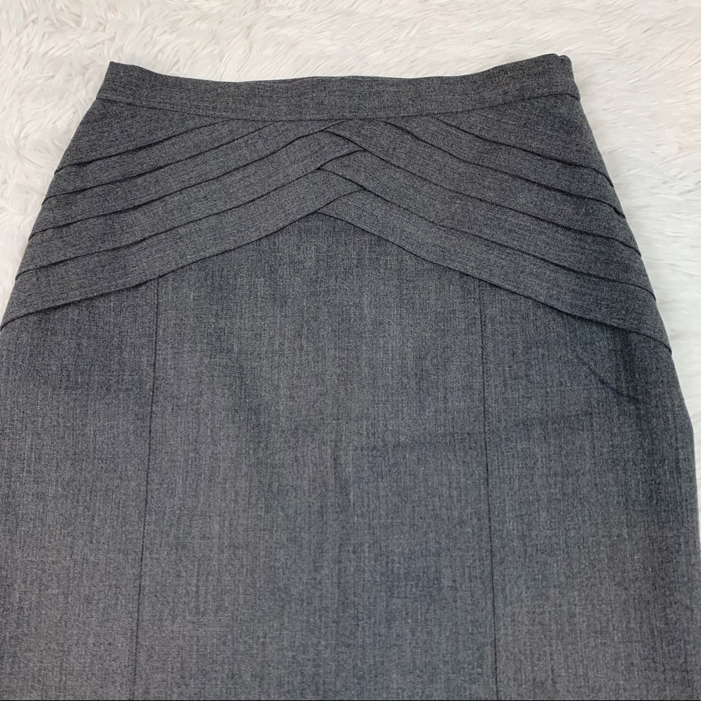 Viktor & Rolf Virgin Wool pleated waist pencil Skirt knee length Made‎ in Italy - Picture 4 of 11